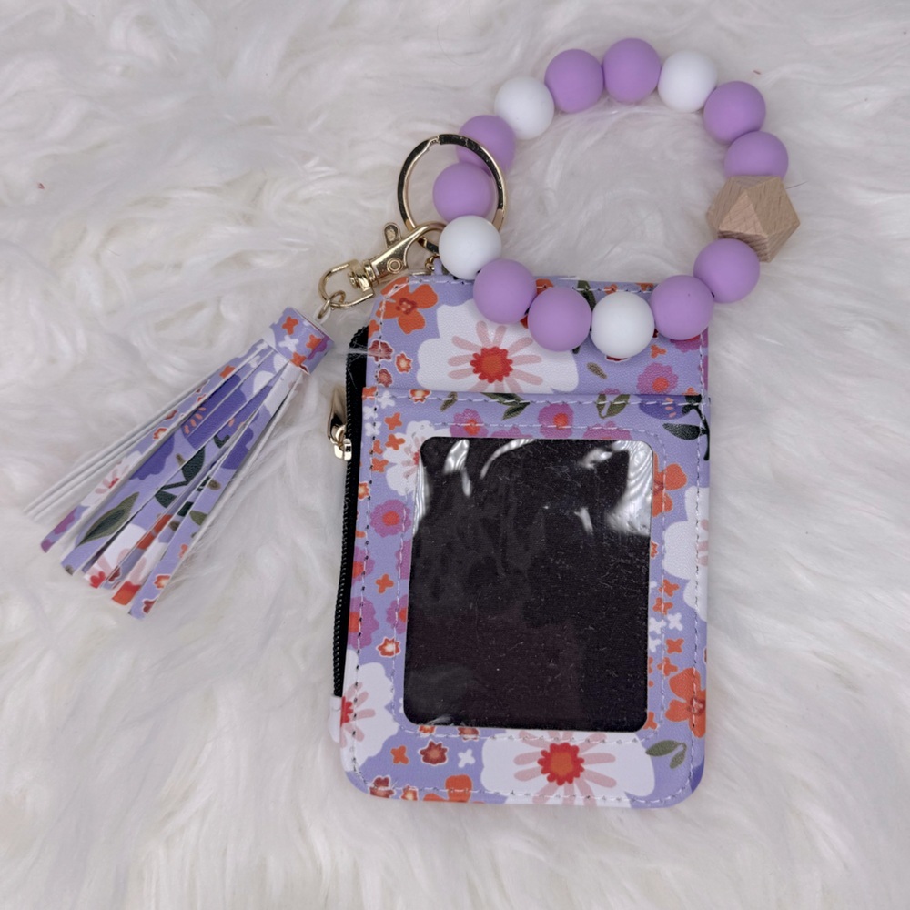 NWT Boho Wristlet Combo Lavender Floral OS - Picture 4 of 5
